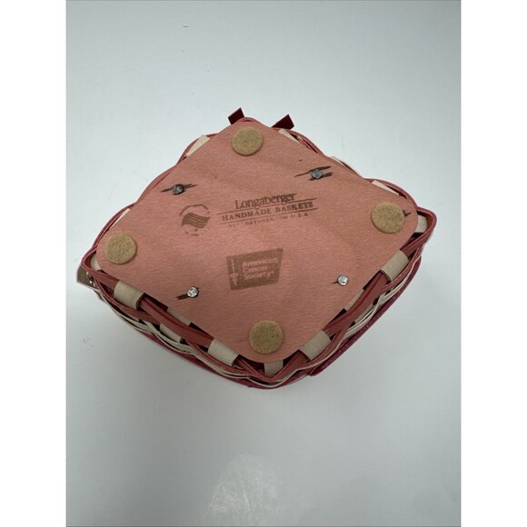 Longaberger 2012 Breast Cancer Horizon of Hope Basket Diamond Shape Lid Liner - Picture 14 of 14